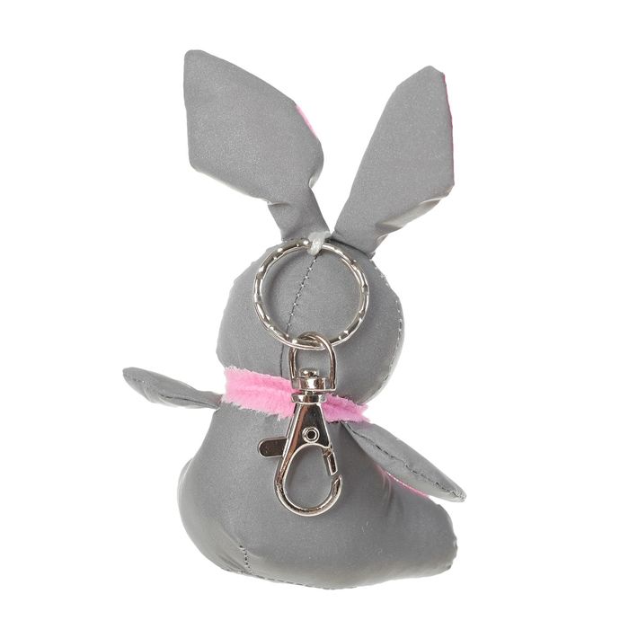 Светоотражающая игрушка "Зайка", на брелке