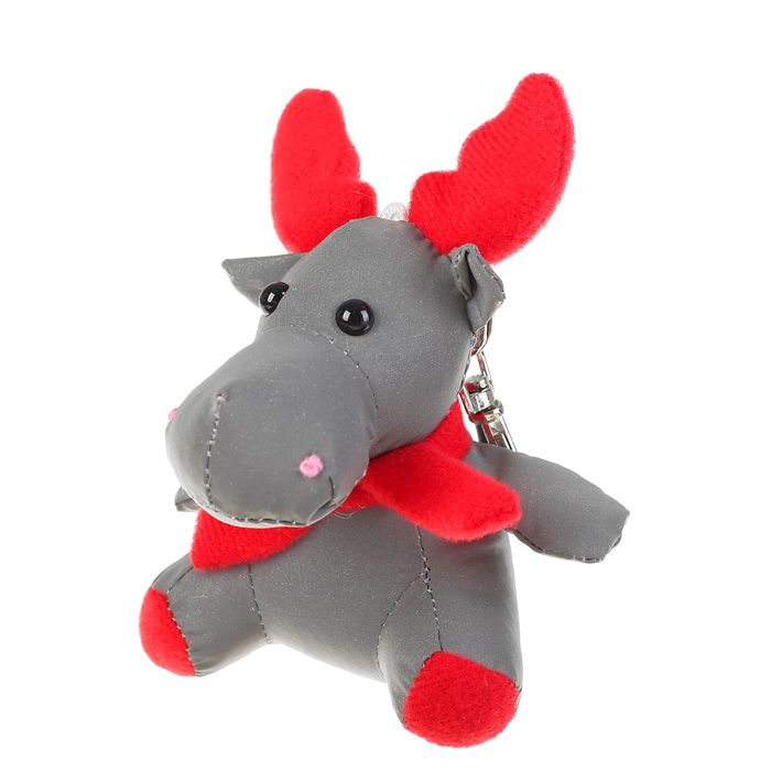 Светоотражающая игрушка "Лосенок", на брелке