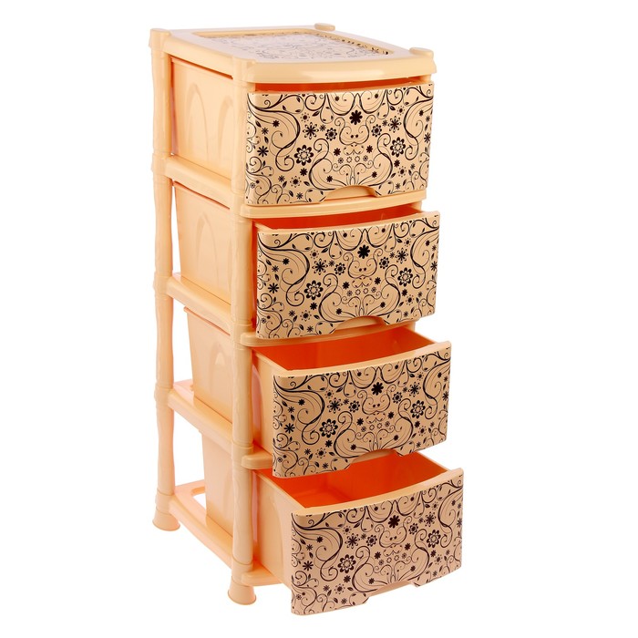 Комод 4 секции "Элегант светлый"