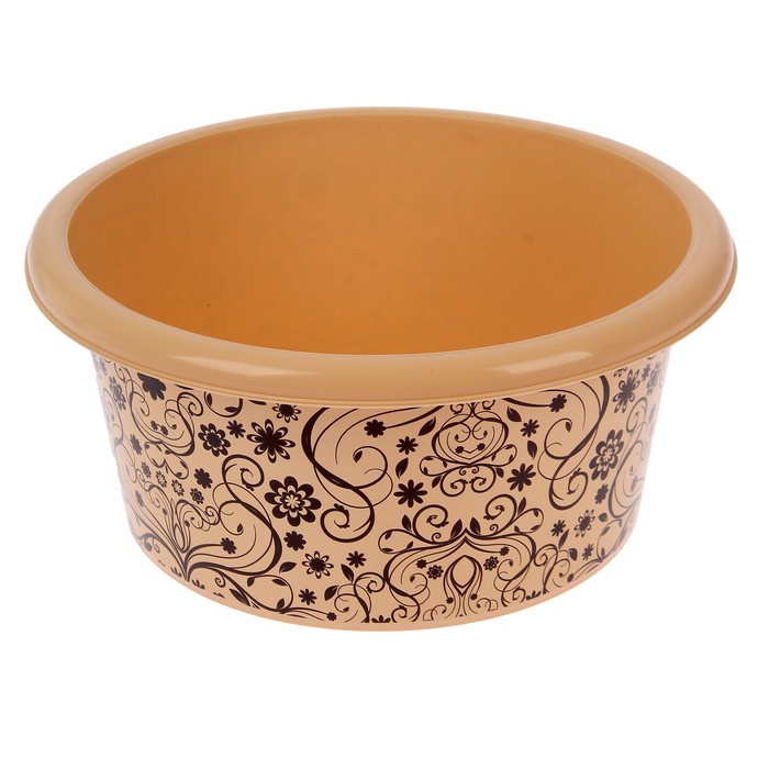 Таз 10 л "Элегант светлый"