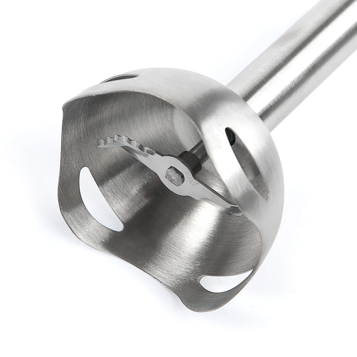 Ручной блендер Polaris PHB 0762, 750 Вт, измельчитель 0.5 л, венчик, cерый