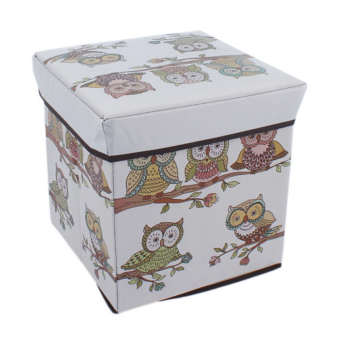 Пуф складной "Совы на ветке"