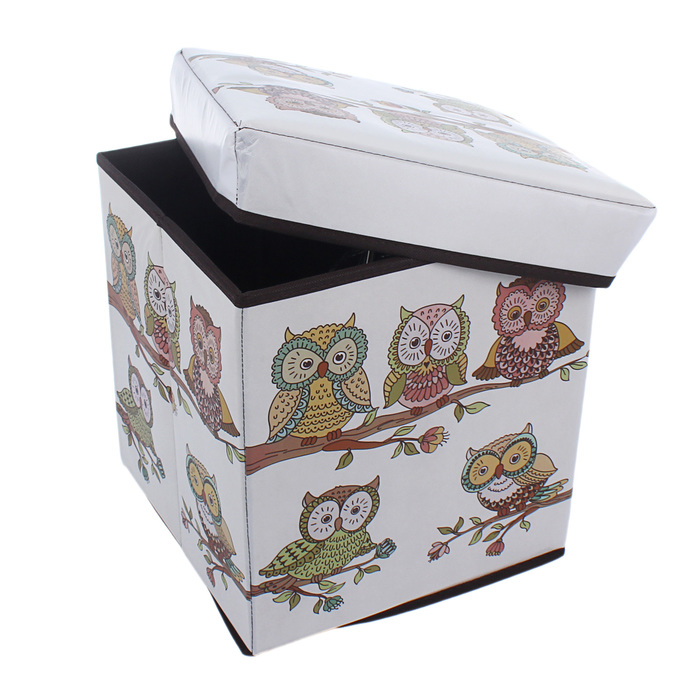 Пуф складной "Совы на ветке"