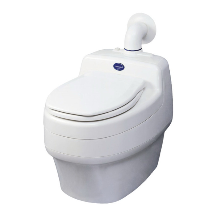 Биотуалет Separett "VILLA 9020", компостирующий, нижний бак 50 л, белый