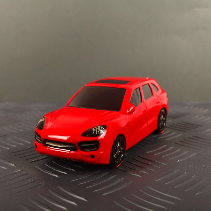 Коньячный набор "Внедорожник №2" 3 предмета, красный 250 мл, 2 рюмки