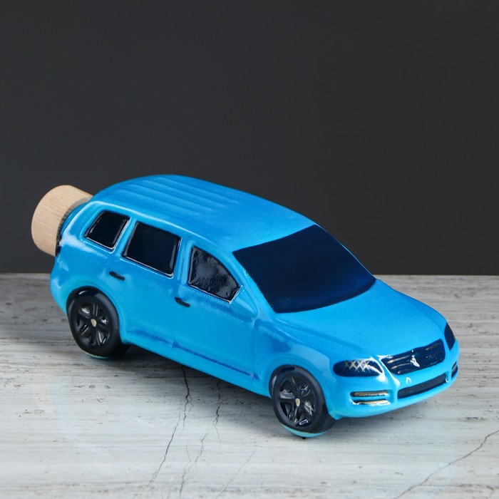 Коньячный набор "Внедорожник №3" 3 предмета, синий 250 мл, 2 рюмки