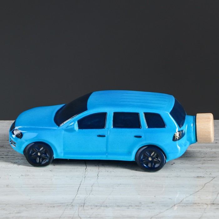 Коньячный набор "Внедорожник №3" 3 предмета, синий 250 мл, 2 рюмки