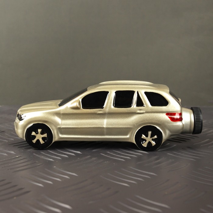 Коньячный набор "Внедорожник №3" 3 предмета, белый 250 мл, 2 рюмки