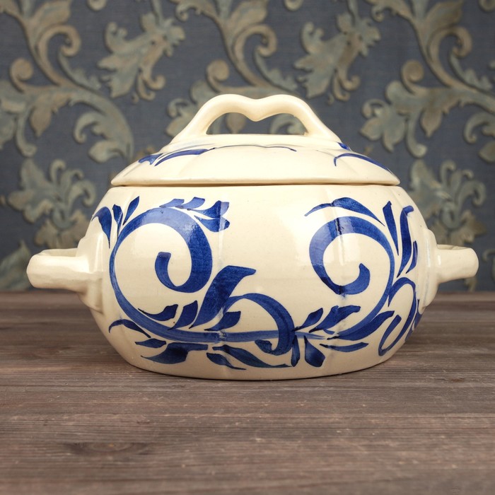 Горшок для запекания 1 л, "Помидор"