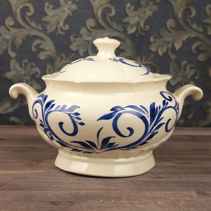 Супник 4 л "Классический", гжель