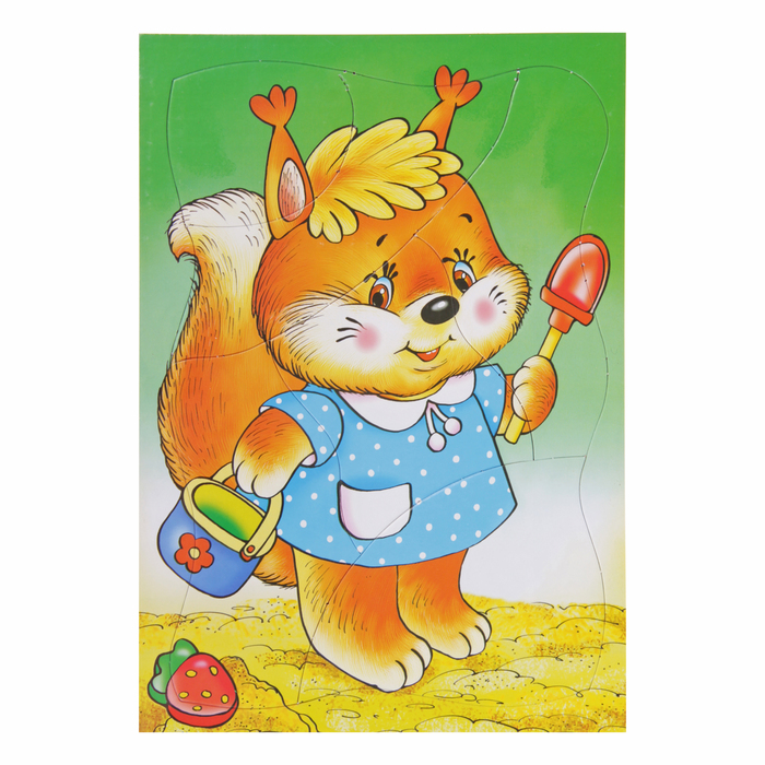 Рамка-пазл "Белочка" 1181