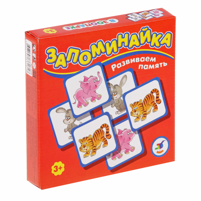 Игра настольная "Запоминайка" - В зоопарке