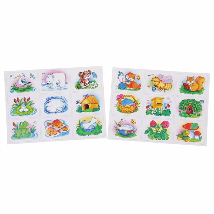 Магнитный плакат «Кто в домике живет?»