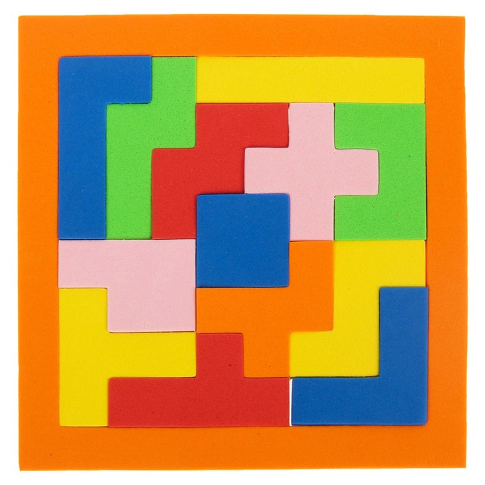 Головоломка "Тетрис", 16*16 см, МИКС