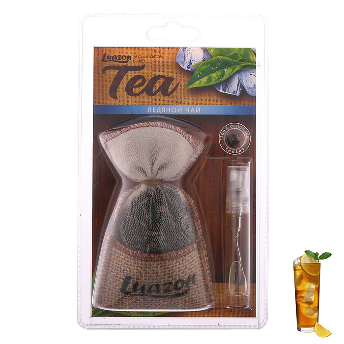 Ароматизатор на зеркало Чай в мешочке "Ледяной чай"
