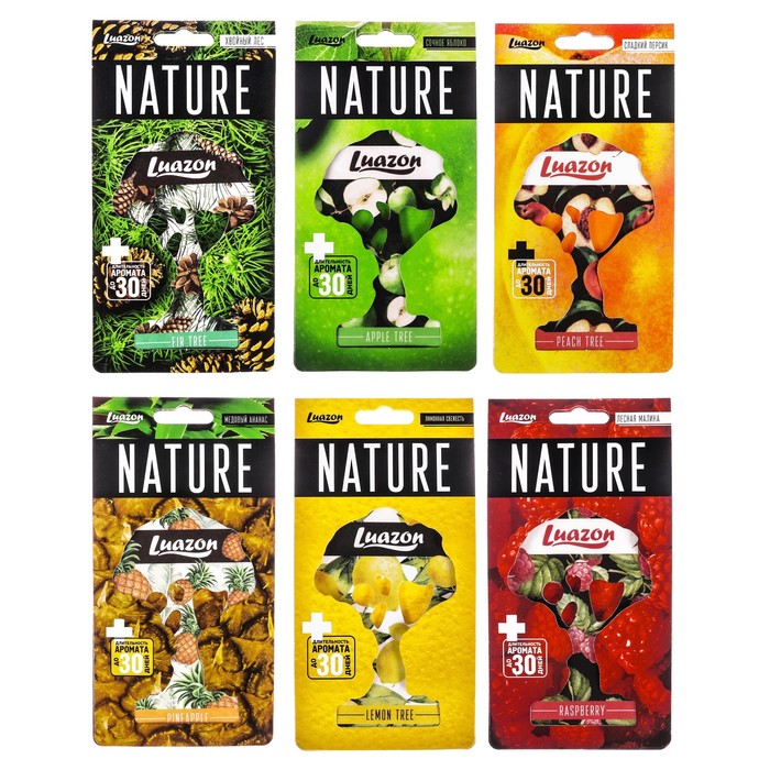 Ароматизатор бумажный в открытке "Хвойный лес"