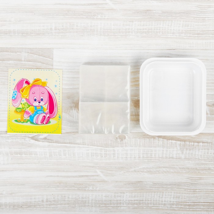 Набор для мыловарения "Плюшевый зайка"