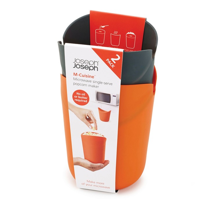 Набор стаканов для приготовления попкорна в микроволновой печи M-Cuisine