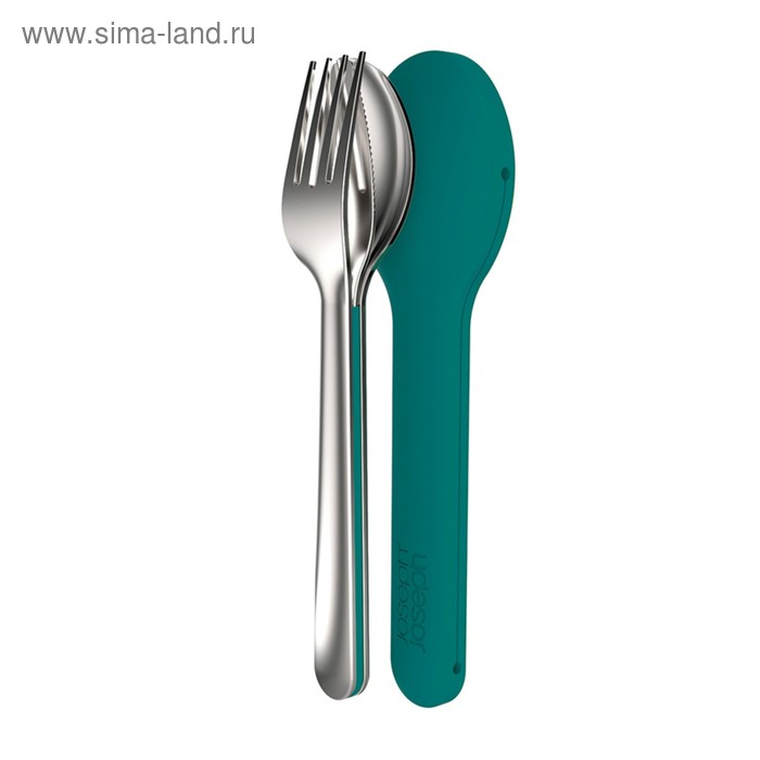 Набор столовых приборов GoEat Cutlery Set, 4 предмета, изумрудный