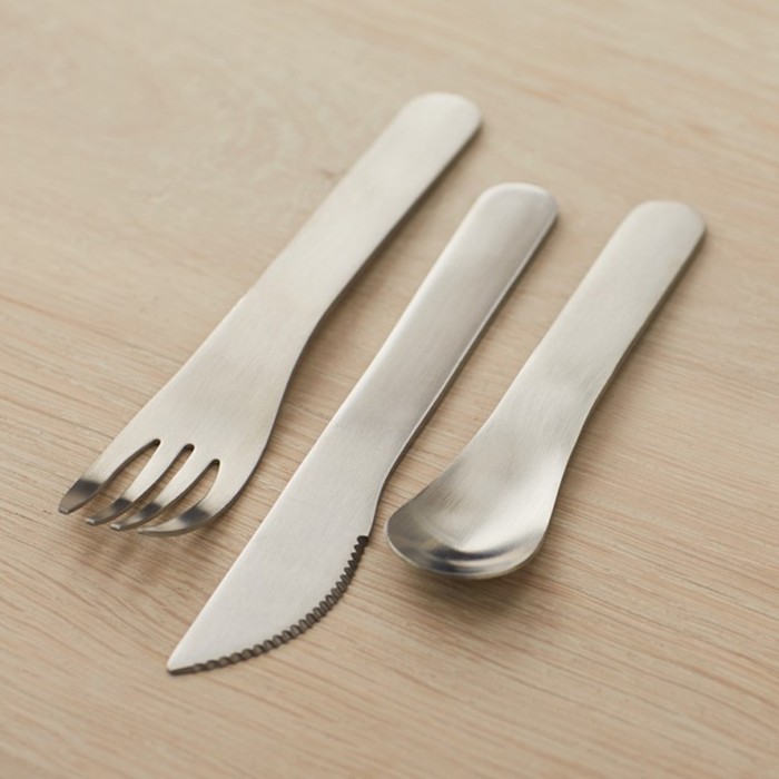 Набор из 3 столовых приборов в футляре MB Pocket litchi