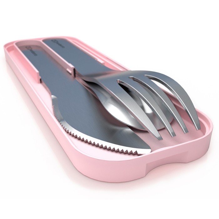 Набор из 3 столовых приборов в футляре MB Pocket litchi