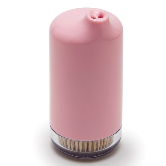 Диспенсер для зубочисток Toothpig розовый