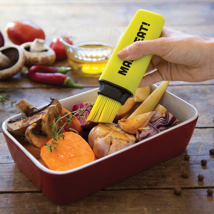 Кисточка для выпечки Mark-Eat голубая силиконовая