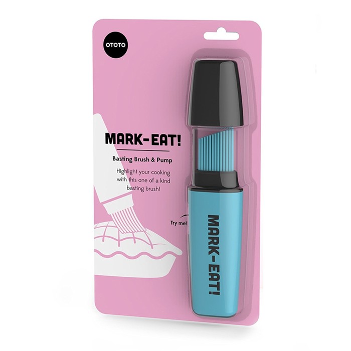 Кисточка для выпечки Mark-Eat голубая силиконовая