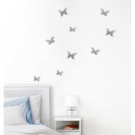 

Декор для стен Mariposa, 9 элементов, никель