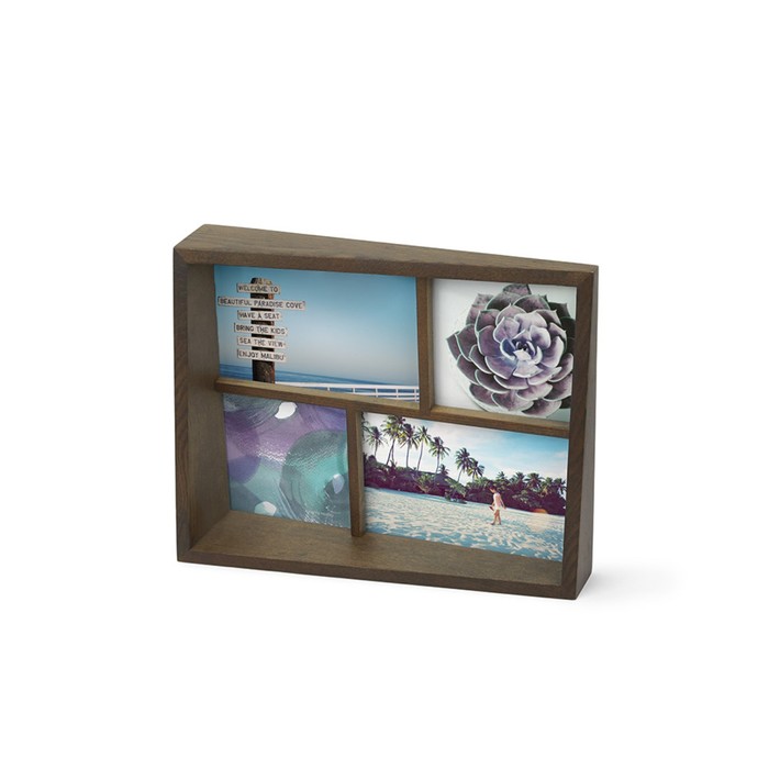 Мультирамка EDGE состаренный орех