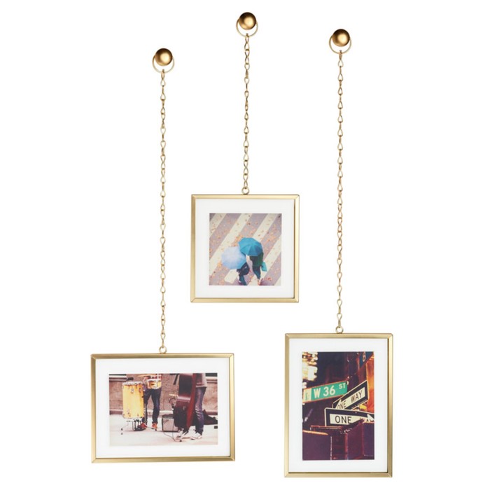 Мультирамка Fotochain латунь