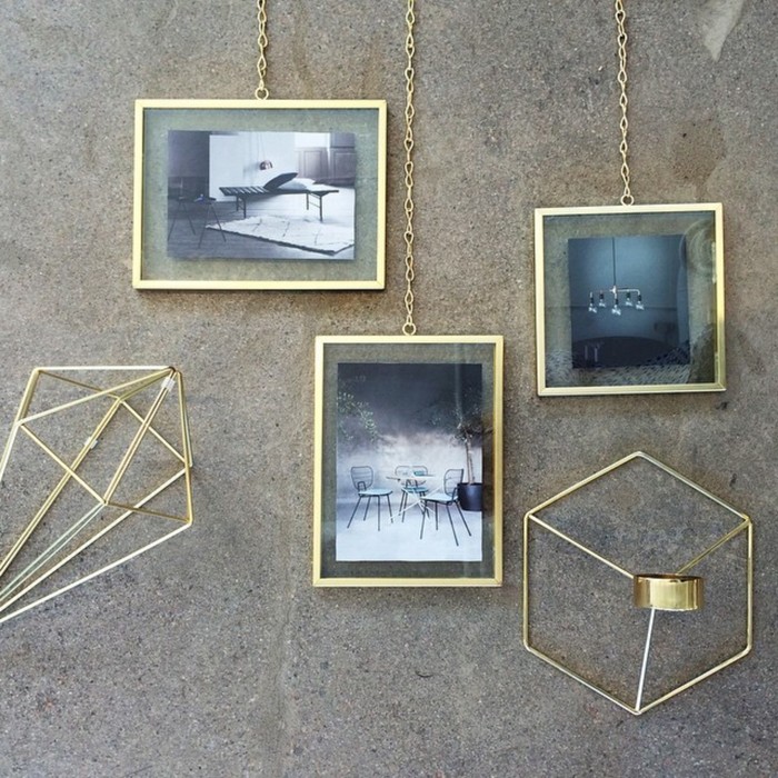 Мультирамка Fotochain латунь