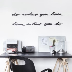 Надпись декоративная Do what you love, настенная, чёрная от Сима-ленд
