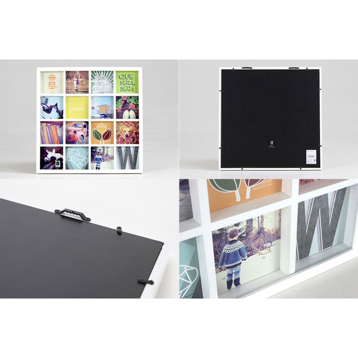 Панно для фотографий Gridart белое