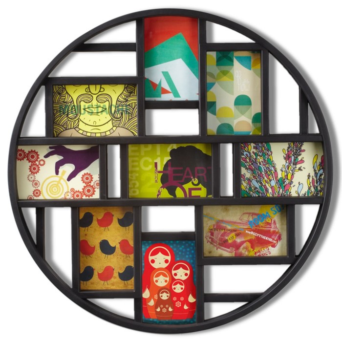 Панно для фотографий Luna черное