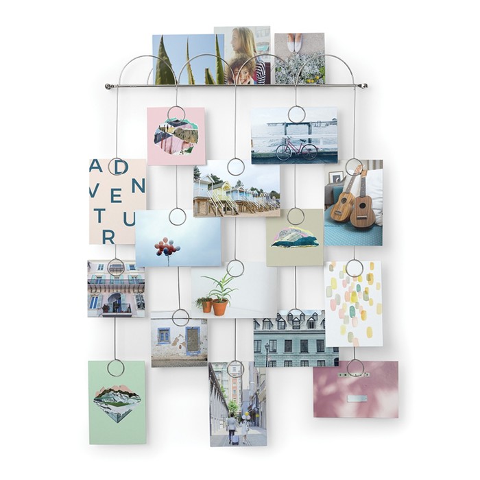 Панно для фотографий Trickle хром