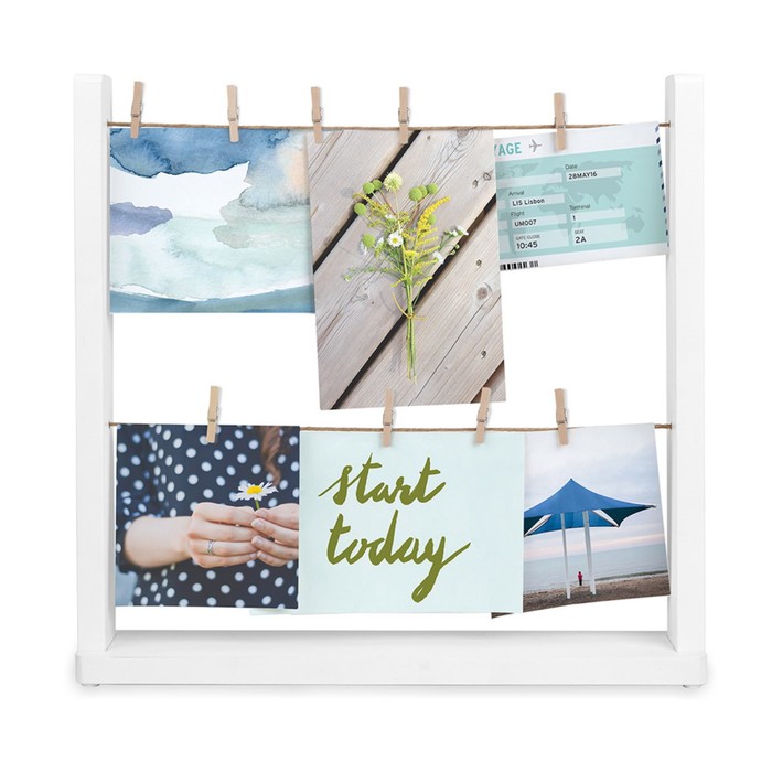 Панно для фотографий настольное HANGIT белое
