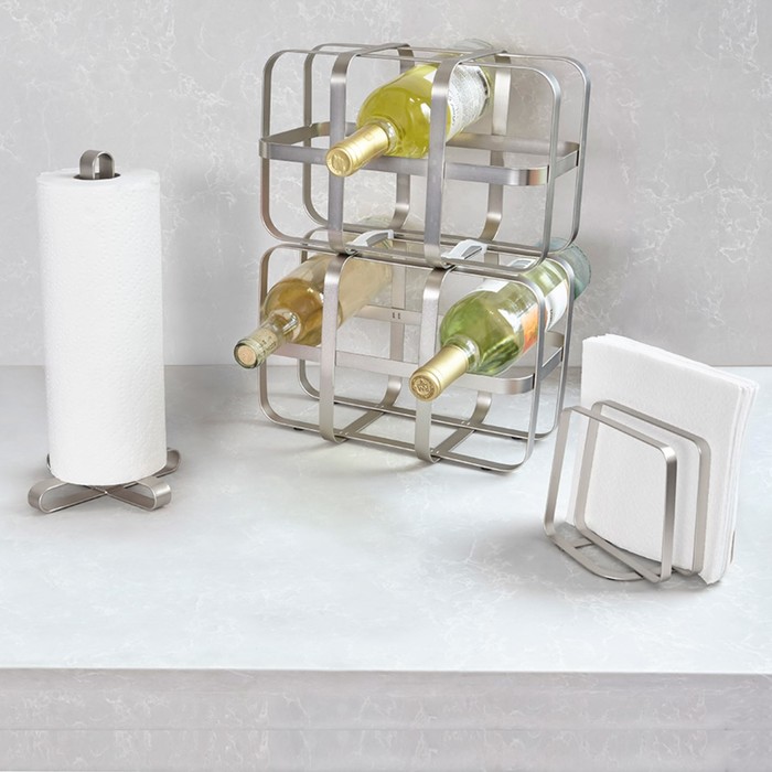 Подставка для бутылок Pulse никель