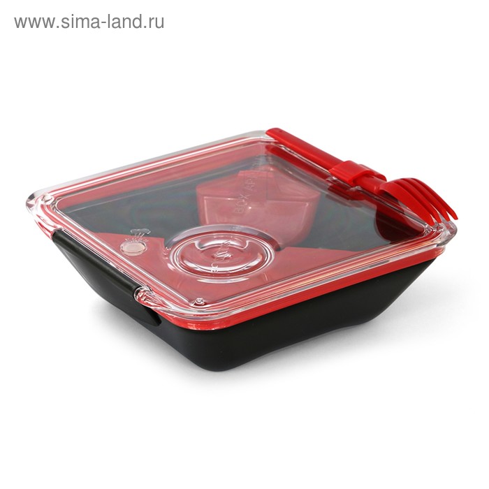  Ланч-бокс Box Appetit, чёрный, 880 мл