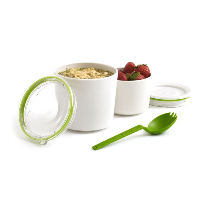 Ланч-бокс Lunch Pot лайм, 300 мл, 550 мл