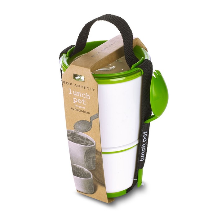 Ланч-бокс Lunch Pot лайм, 300 мл, 550 мл