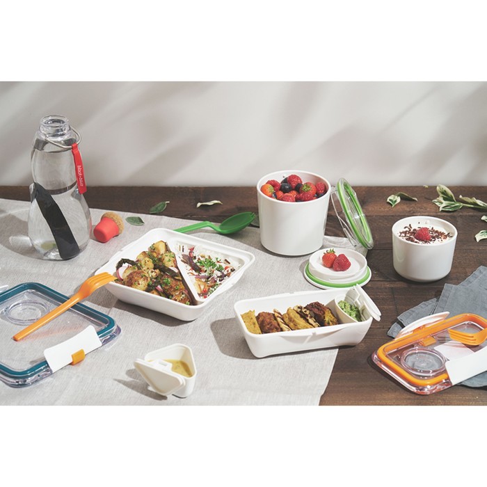 Ланч-бокс Lunch Pot лайм, 300 мл, 550 мл