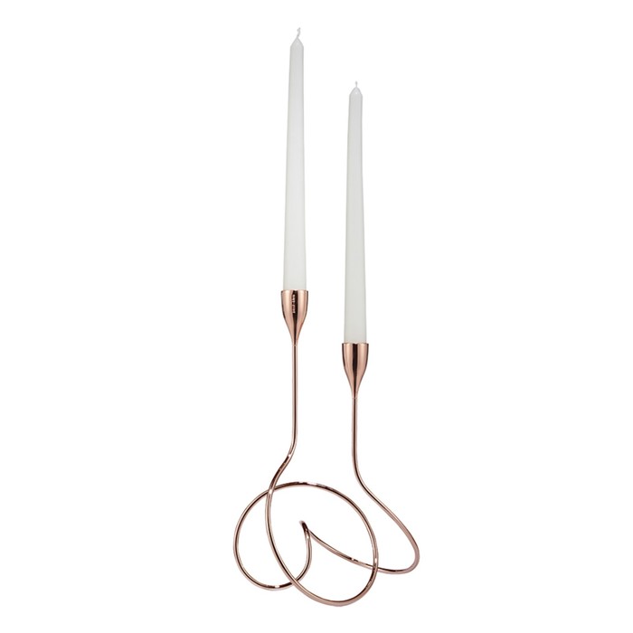 Подсвечник Loop Maison медь