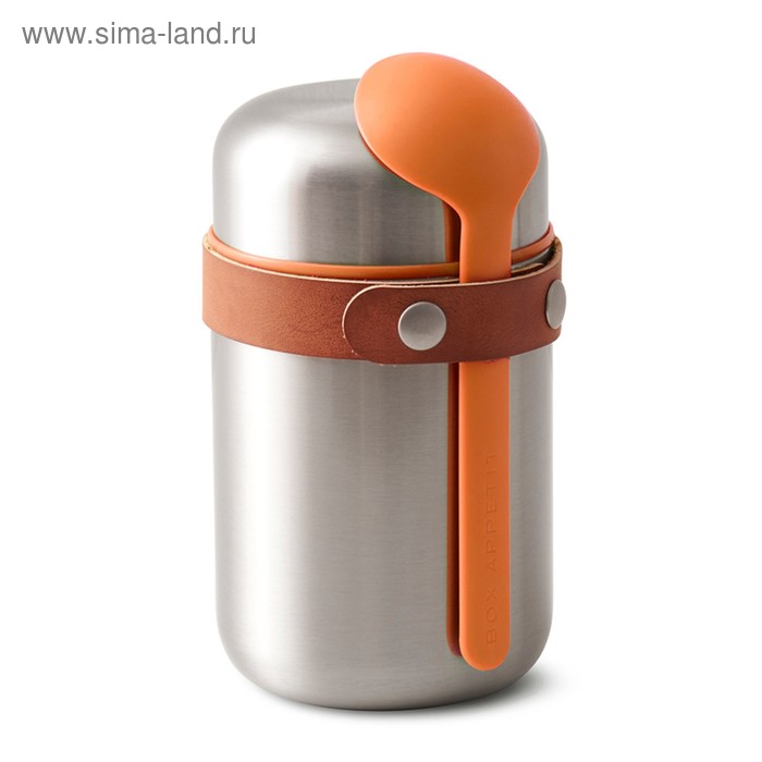 фото Термос для горячего food flask оранжевый, 400 мл black+blum