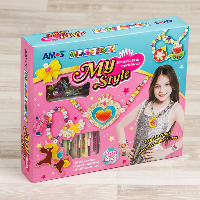 Набор витражных красок "Моя стильная бижутерия"