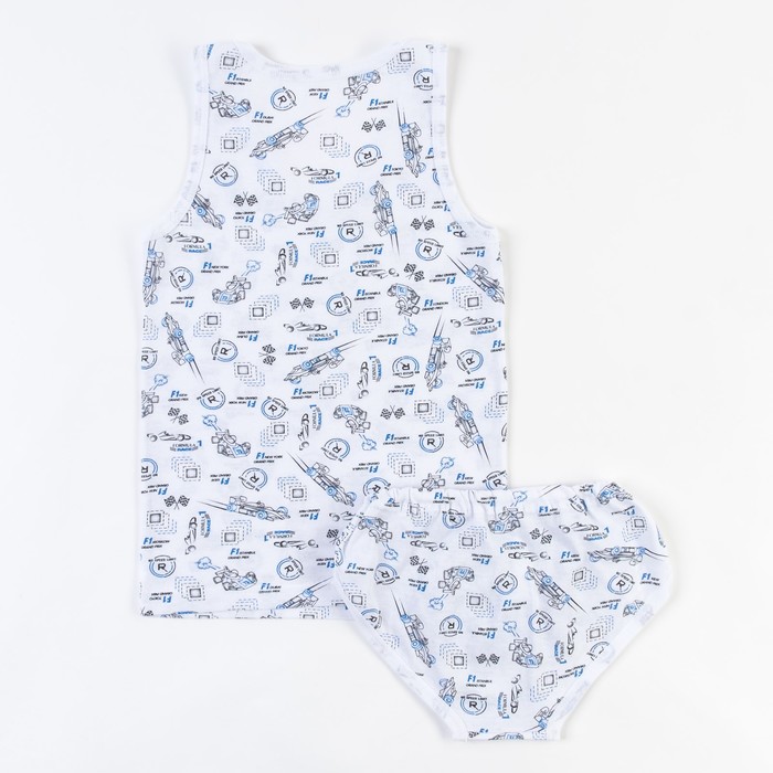 Комплект для мальчика (майка, трусы), рост 122 см, цвет микс 20б