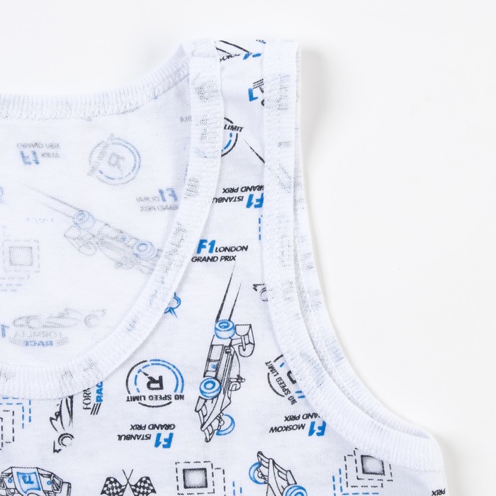 Комплект для мальчика (майка, трусы), рост 122 см, цвет микс 20б