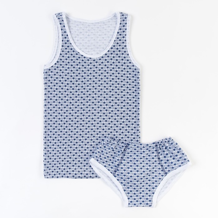 Комплект для мальчика (майка, трусы), рост 122 см, цвет микс 20б