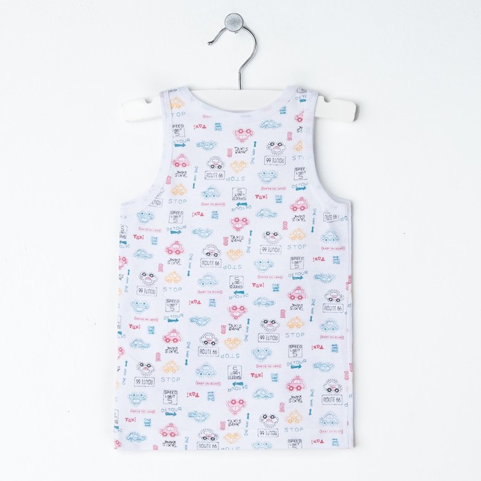 Майка для девочки, рост 86 см, цвет микс 20м_М