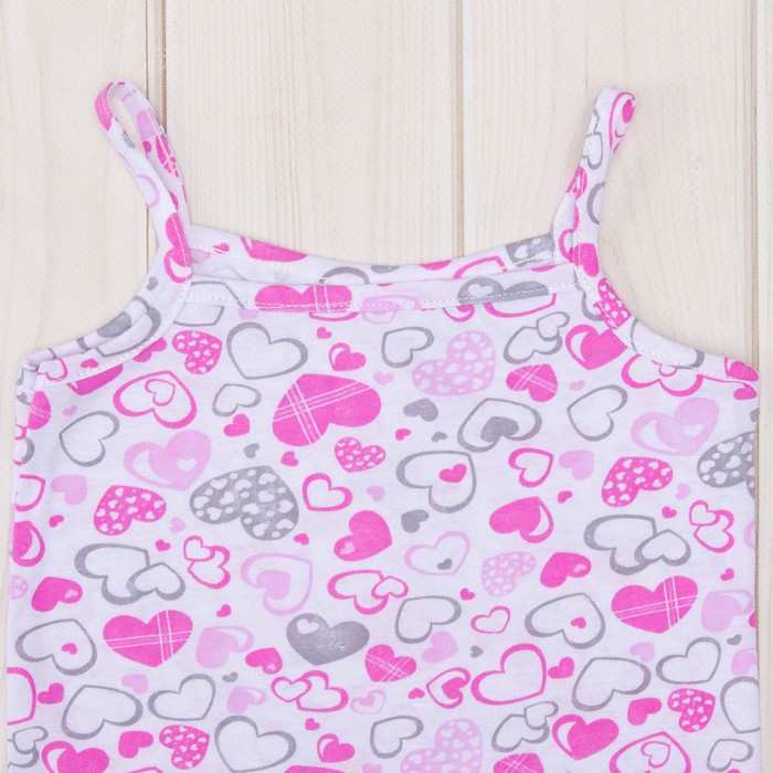 Майка для девочки, рост 86 см, цвет микс 20м_М